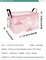 Storage Bins, Nursery Hamper Canvas Laundry Basket Foldable with Waterproof PE Coating Large Storage Baskets for Kids Boys and Girls, Office, Bedroom, Clothes,Toys(Rec-pink cloud )
